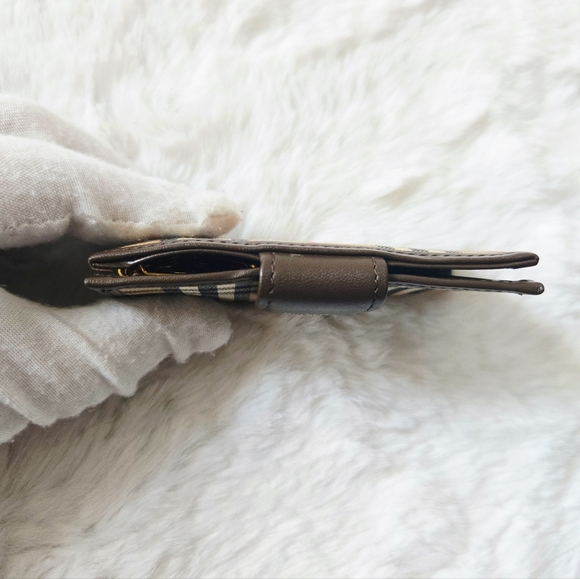 Burberry Tan and Brown Checkered Key Case - Picture 12 of 14